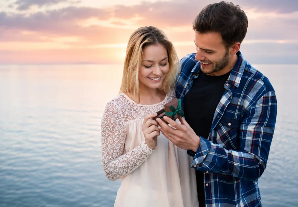 Astrologer using birth chart compatibility analysis to help couples strengthen understanding and improve their relationship