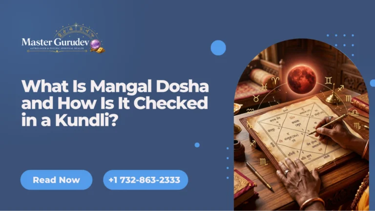 Mangal Dosha checked in traditional Janam Kundli
