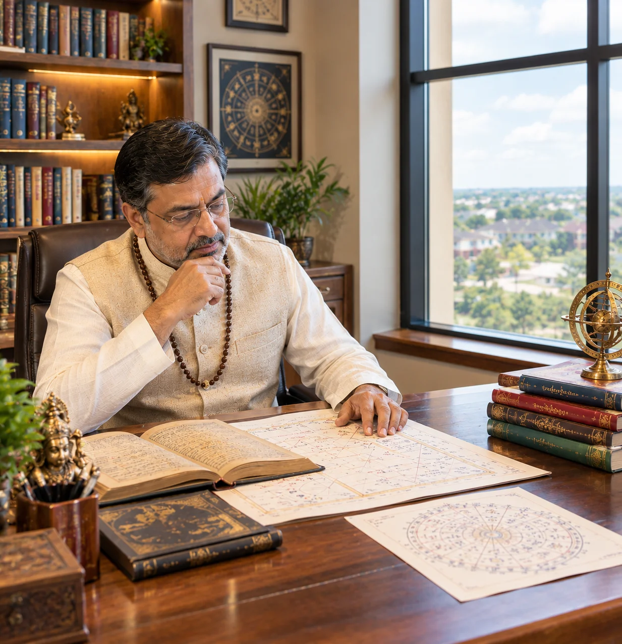 Master Gurudev providing personalized psychic reading guidance to a client in Richmond, TX