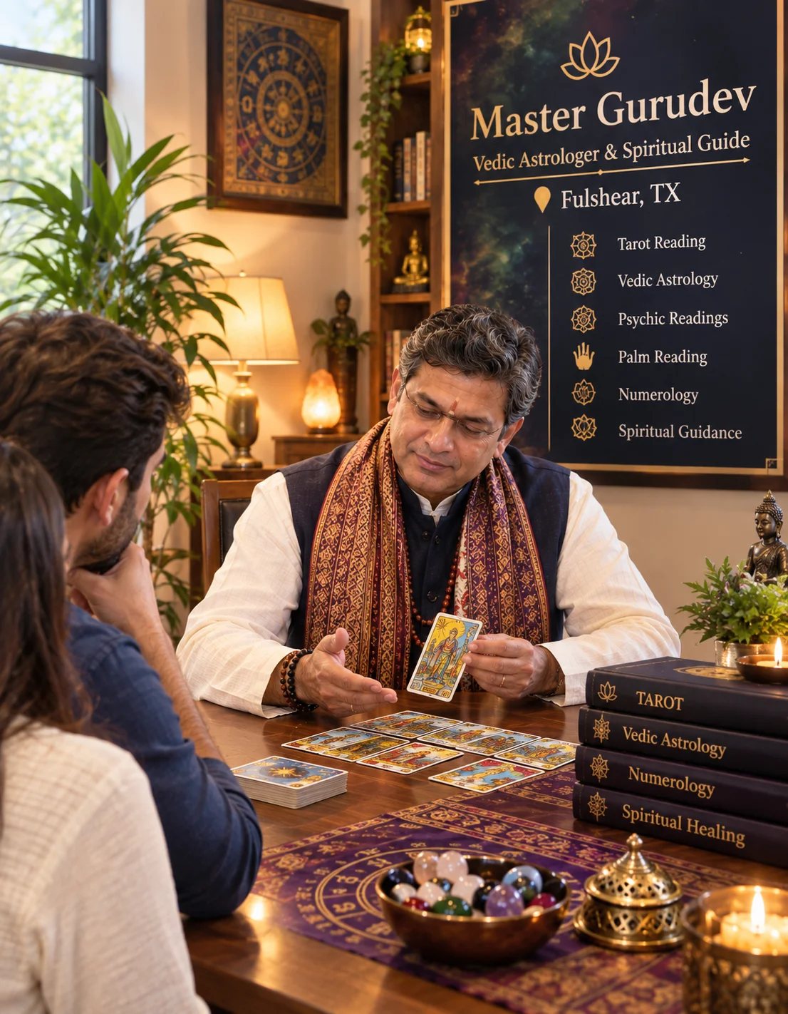 Tarot reading and spiritual guidance in Fulshear, TX with a professional spiritual advisor