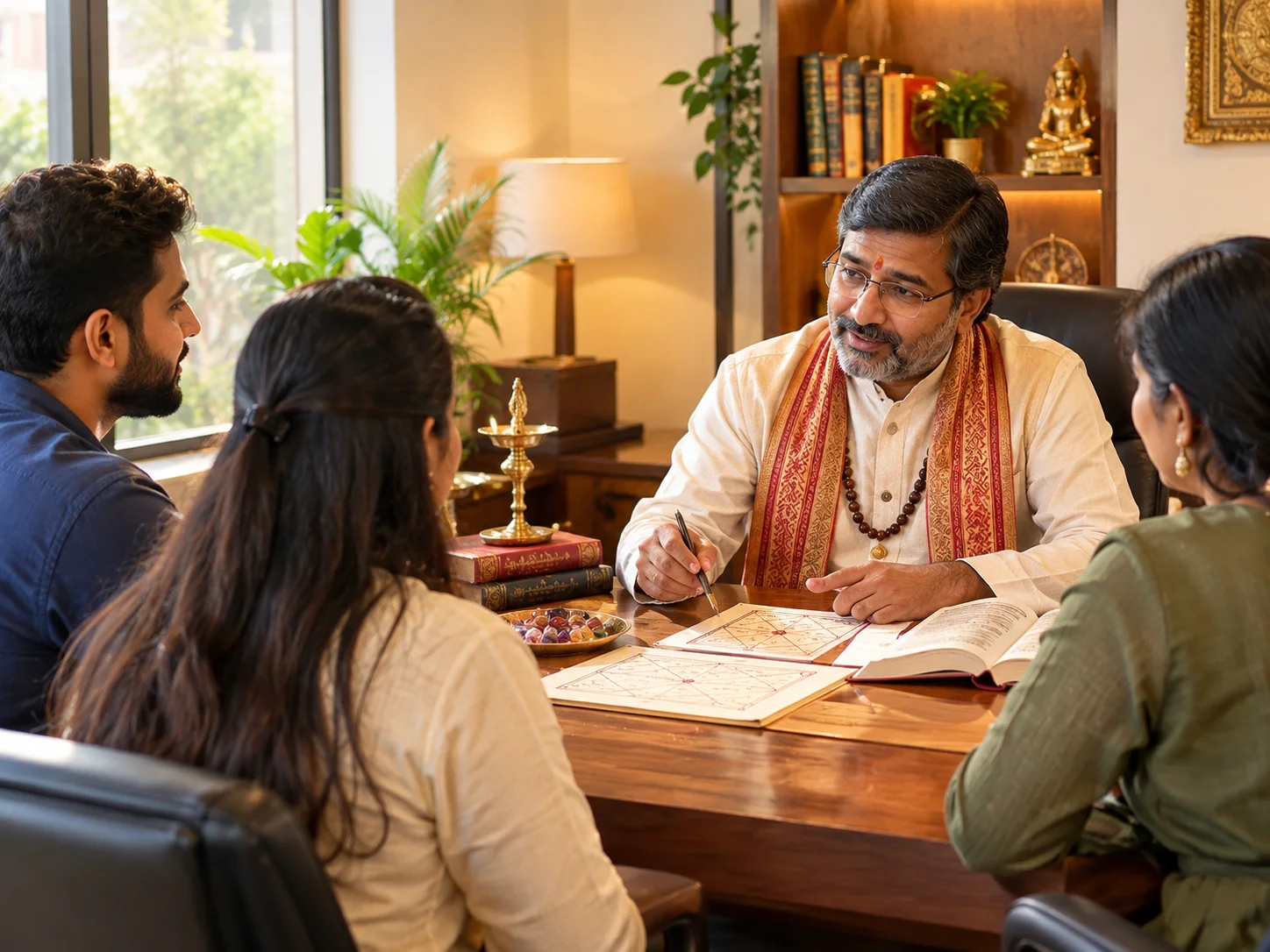 Trusted astrologer in Katy, TX providing Vedic astrology and spiritual guidance through personalized consultations.