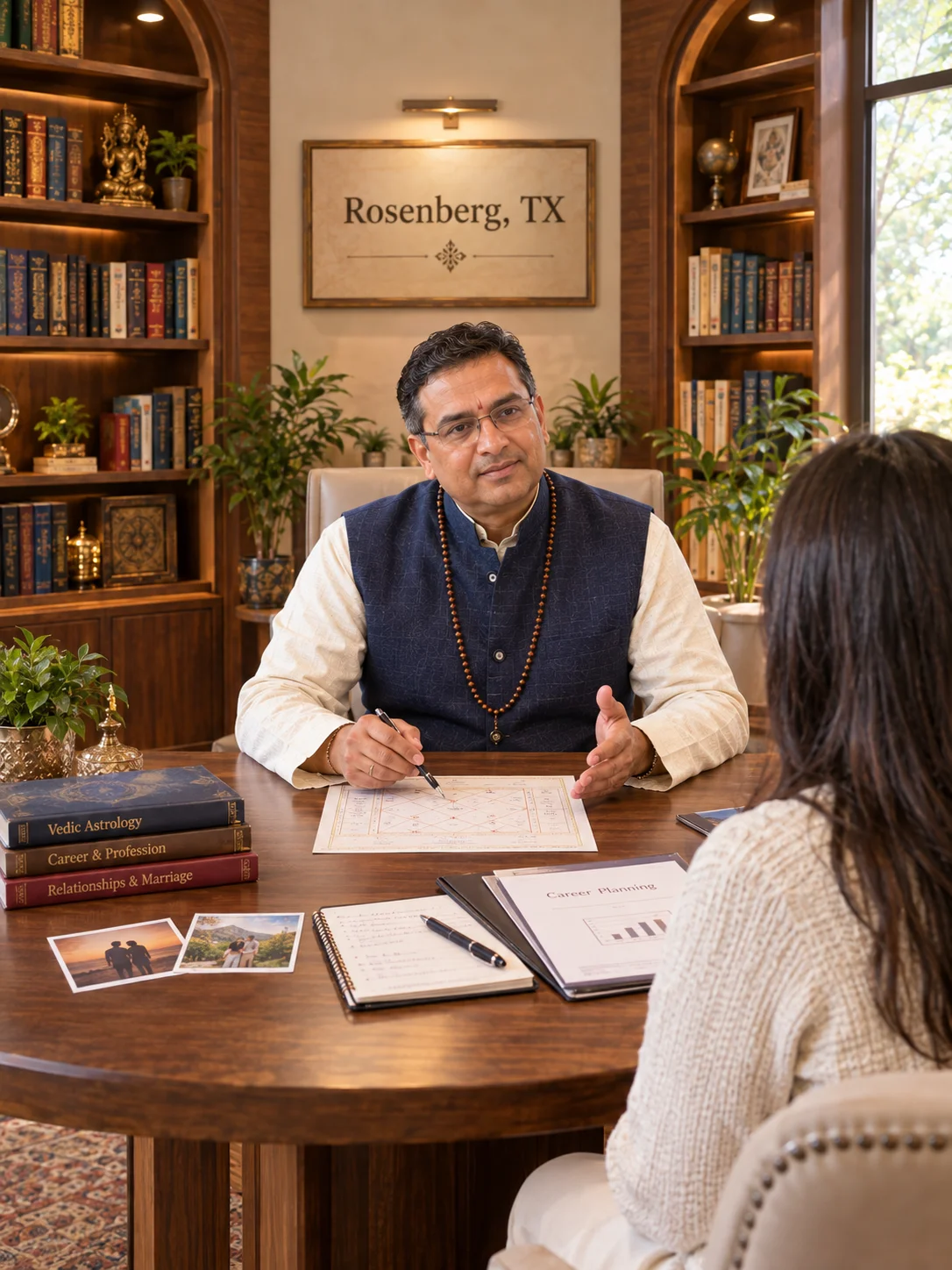 Vedic astrology and psychic readings for personalized guidance on love, career, and life in Rosenberg, TX