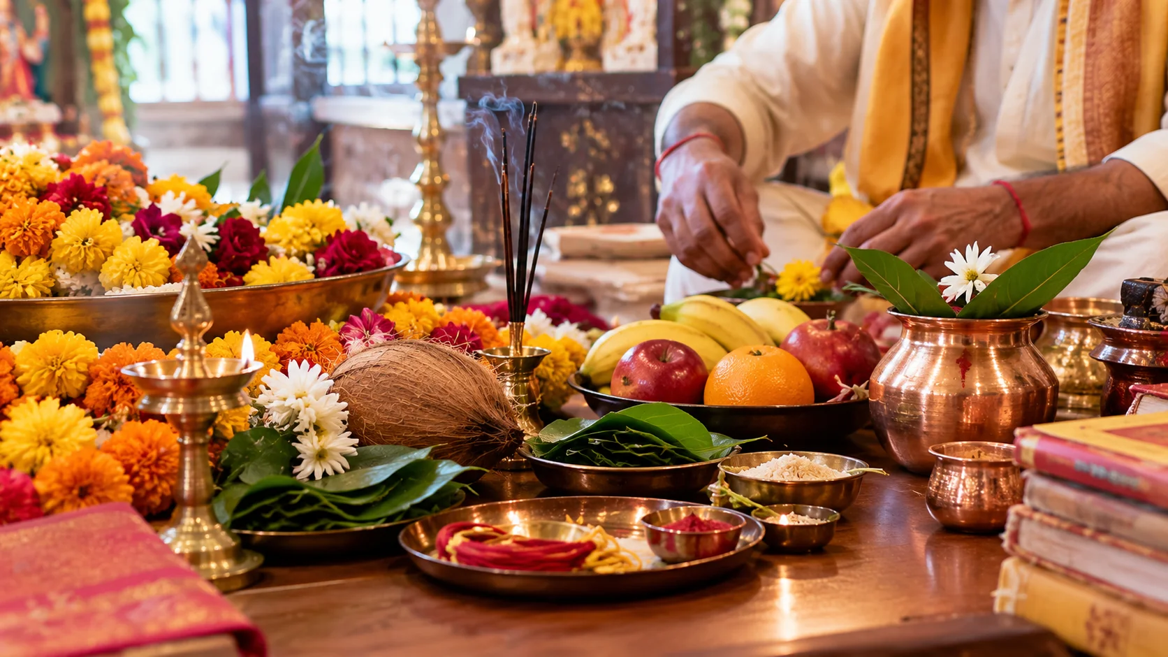 Types of Indian Pooja Services in Houston and traditional ceremonies