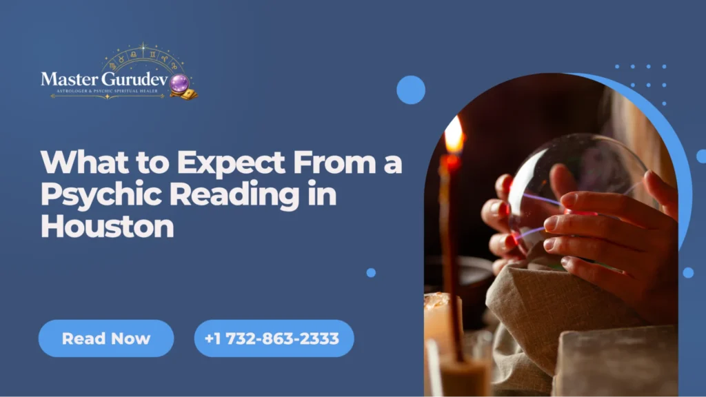 Professional psychic reading session offering personal insight and future guidance in Houston.