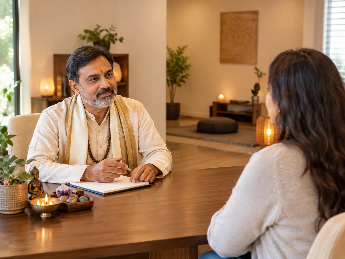 Spiritual healing and energy guidance consultation with Master Gurudev